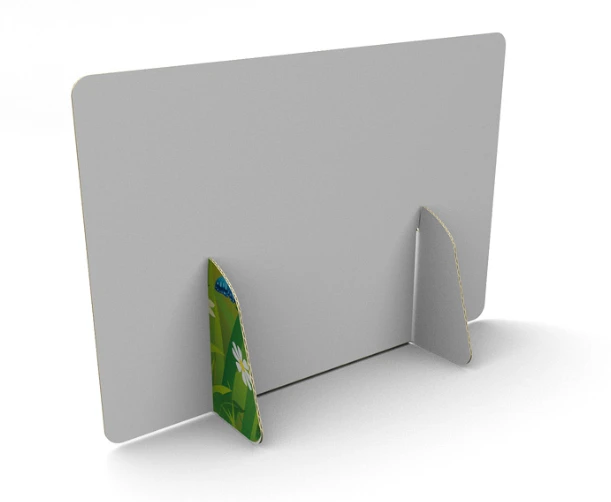 Display Aufsteller "Vathy" (A4 Quer Display mit DIN A5 Regalfach) 1